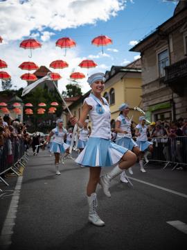 Izjemen obisk zaznamoval 50. Dneve narodnih noš in oblačilne dediščine v Kamniku (Blaž T. Muc)  (44)